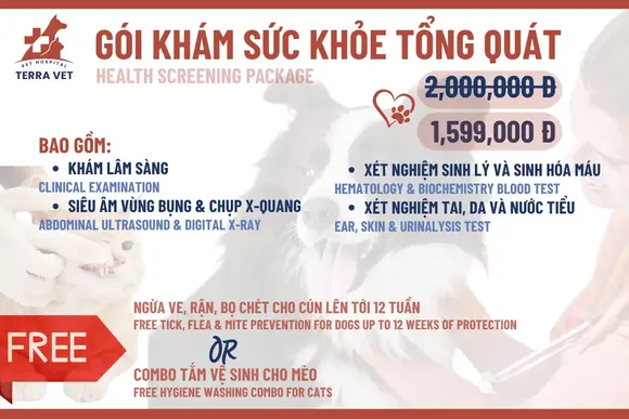 TẦM SOÁT SỨC KHỎE THÚ CƯNG